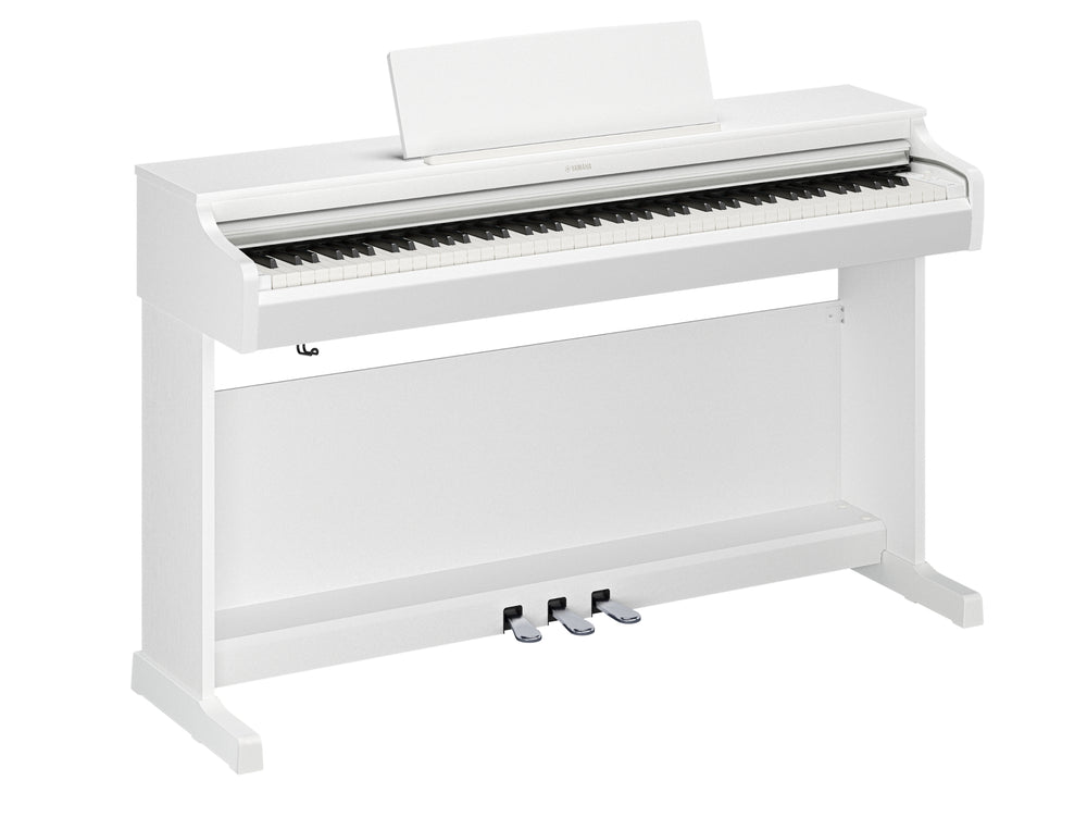 Yamaha YDP-166WH Digital Piano With Bench - White-Buzz Music