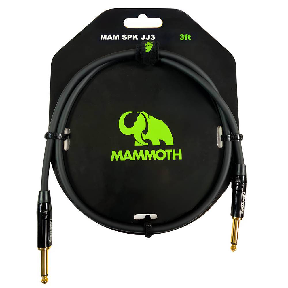 Mammoth MAM SPK JJ3, SPEAKER Cable, 3ft, JACK TO JACK