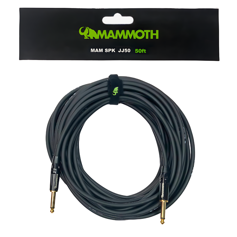 Mammoth MAM SPK JJ50, SPEAKER Cable, 50ft, JACK TO JACK