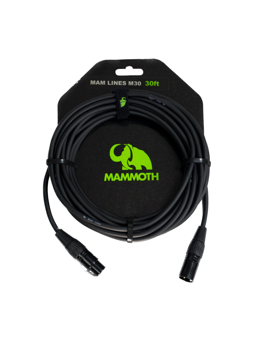 Mammoth MAM LINES M30, 30ft Mic Cable, XLR to XLR.