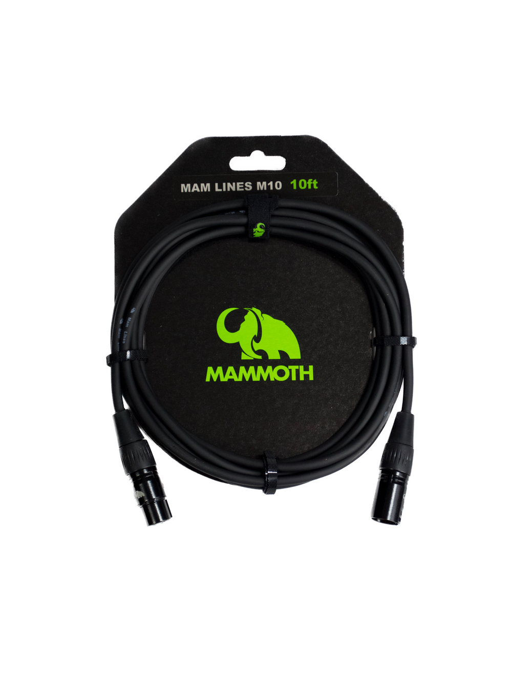 Mammoth MAM LINES M10, 10ft Mic Cable, XLR to XLR.