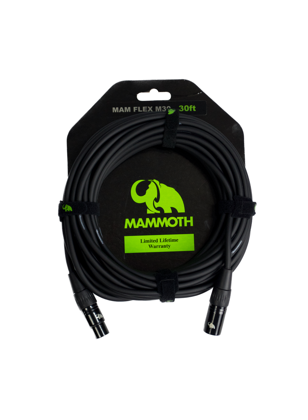 Mammoth MAM FLEX M30, 30ft Mic Cable, XLR to XLR.