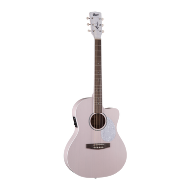 Cort Jade Classic Small Body Guitar with pickup - Pink Pastel-Buzz Music