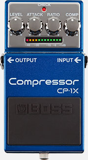 Boss Cp1X Compressor Pedal-Buzz Music
