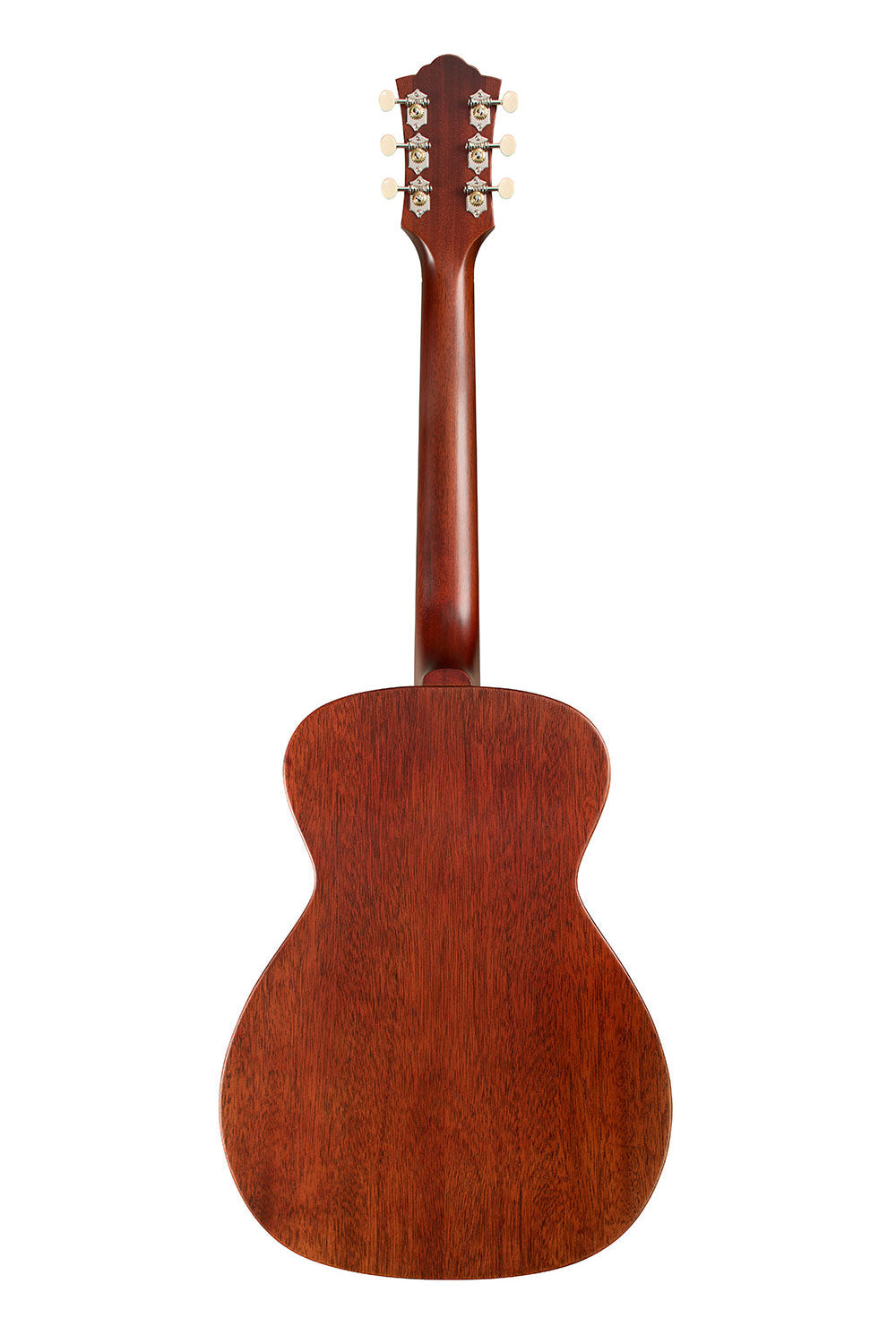 Guild M-20E Natural USA-Made All Mahogany Concert Acoustic Guitar with Pickup and Case