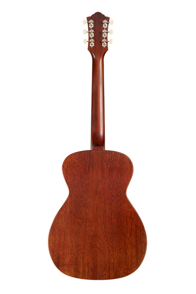 Guild M-20E Natural USA-Made All Mahogany Concert Acoustic Guitar with Pickup and Case-Buzz Music
