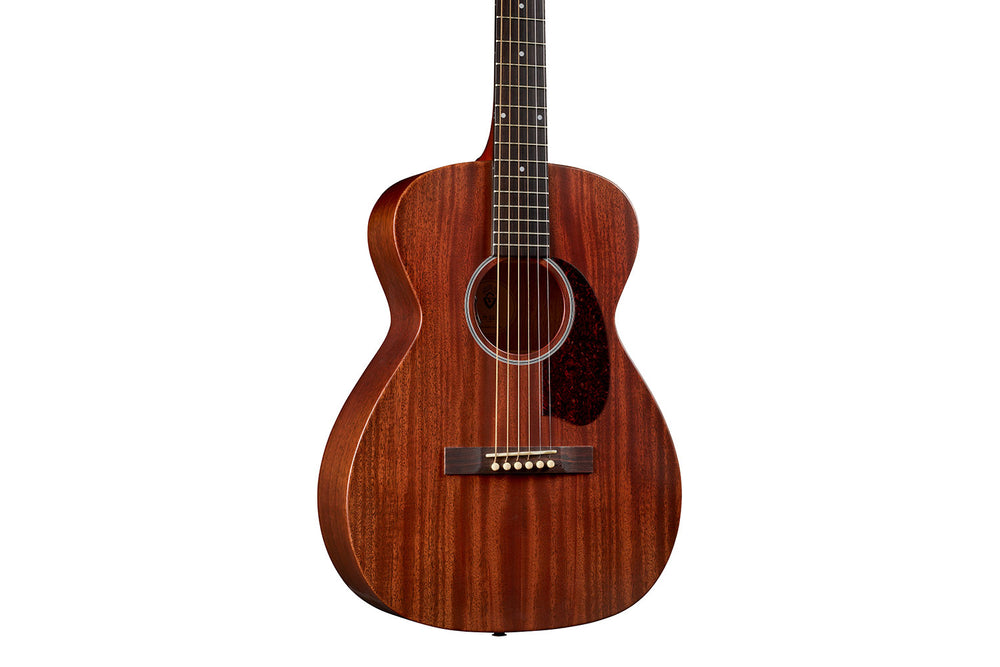 Guild M-20E Natural USA-Made All Mahogany Concert Acoustic Guitar with Pickup and Case