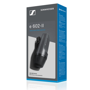 Sennheiser e 602 II Instrument microphone cardioid, dynamic for bass drums with and 3-pin XLR-Buzz Music