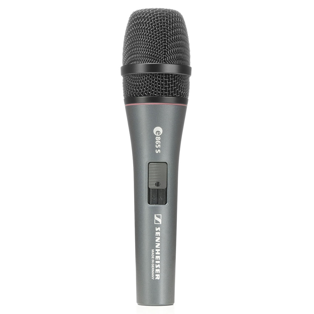 Sennheiser e 865-S Handheld super-cardioid condenser microphone with on-off switch-Buzz Music