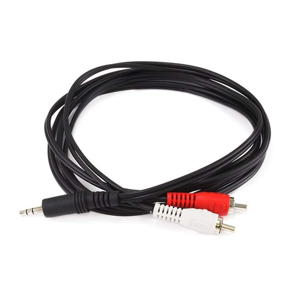 3.5Mm Jack 2 X Rca Cable 20Ft-Buzz Music