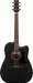 Ibanez AAD190CE Weathered Black Open Pore Acoustic Guitar-Buzz Music