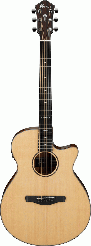 Ibanez AEG200 Natural Low Gloss AEG Acoustic Guitar-Buzz Music