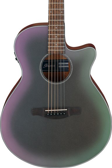 Ibanez AEG50 Black Aurora Burste Matte Electro Acoustic Guitar-Buzz Music