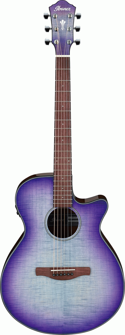 Ibanez AEG70 Purple Iris Burst High Gloss Acoustic Guitar-Buzz Music