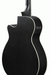 Ibanez AEG7MH Weatherd Black Open Pore Acoustic Guitar-Buzz Music