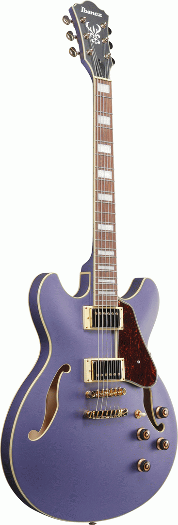 Ibanez AS73G Metallic Purple Flat Artcore Guitar-Buzz Music