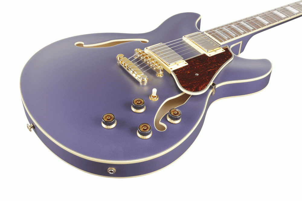 Ibanez AS73G Metallic Purple Flat Artcore Guitar-Buzz Music