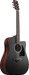 Ibanez AW247CEWKH Electro Acoustic Guitar Weathered Black Open Pore Top, Open Pore Natural Back and Sides-Buzz Music