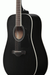 Ibanez AW84 Weathered Black Open Pore Artwood Acoustic Guitar-Buzz Music