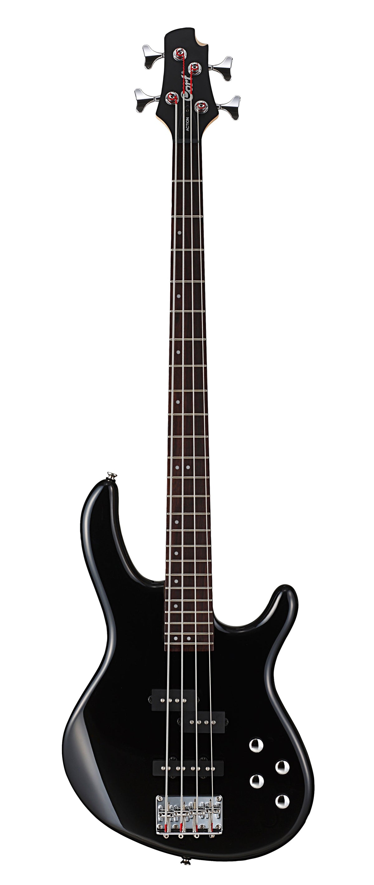 Cort ACTION Bass PLUS 4 Gloss Black Bass Guitar — Buzz Music