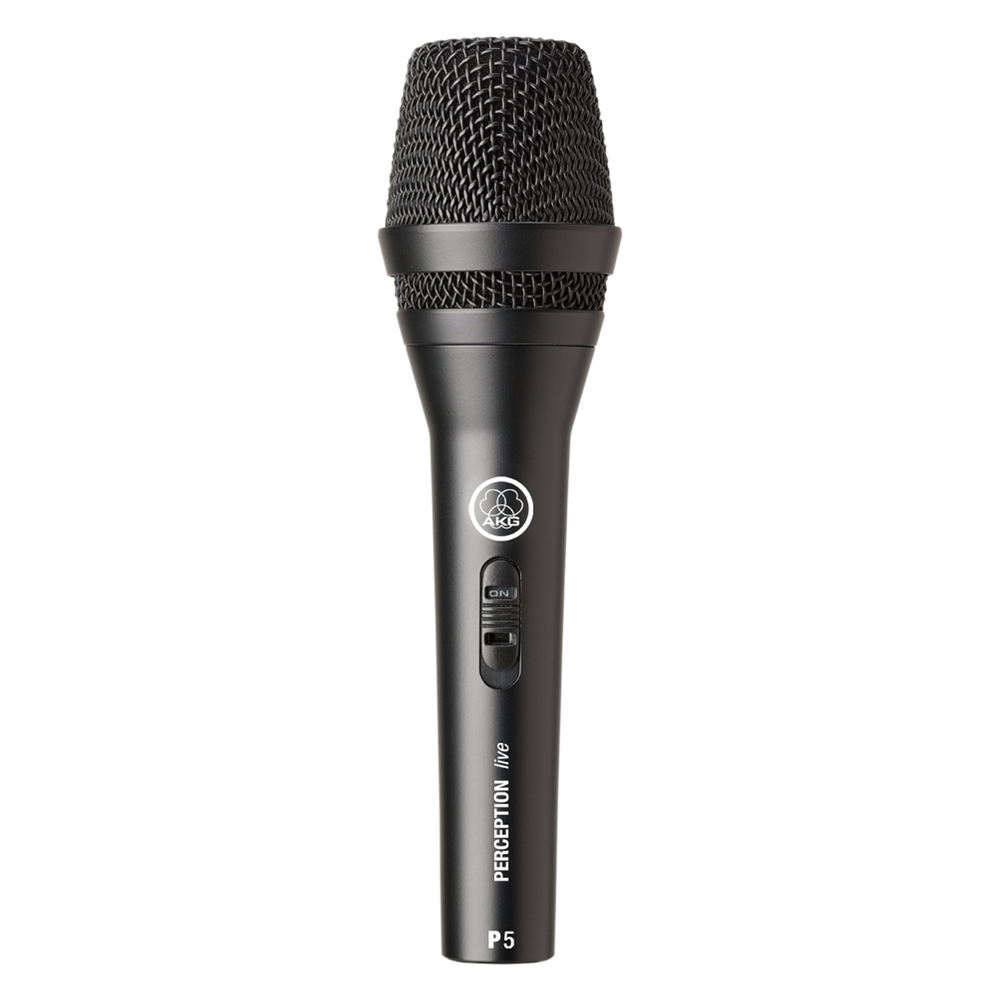 Akg P5S High Performance Dynamic Vocal Mic With On Off Switch-Buzz Music