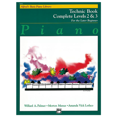 Alfreds Basic Piano Library For The Late Beginner Technic Complete Levels 2 & 3-Buzz Music