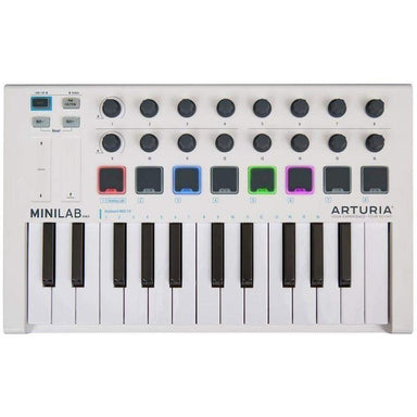 Arturia Minilab Mkii 25 Mini Key Hybrid Synth Midi Controller-Buzz Music