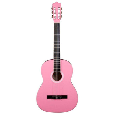 Ashton Spcg44 Full Size Classic Guitar Starter Pack Pink Finish-Buzz Music