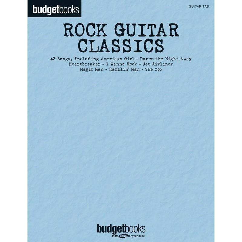 Budget Books Rock Guitar Classics Guitar Tab Various-Buzz Music