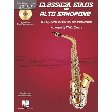 Classical Solos For Alto Saxophone Book with CDrom-Buzz Music