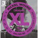 DAddario Exl120 3D Nickel Wound Electric Guitar Strings Super Light 9 42 3 Sets-Buzz Music