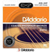 DAddario Exp15 Coated Phosphor Bronze Acoustic Guitar Strings Extra Light 10 47-Buzz Music