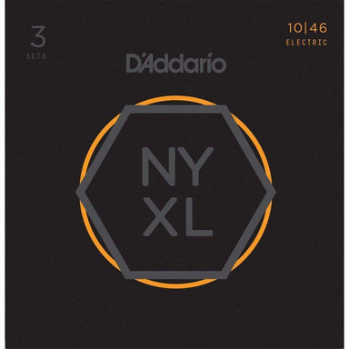 DAddario Nyxl1046 3P Nickel Wound Electric Guitar Strings Regular Light 10 46 3 Sets-Buzz Music