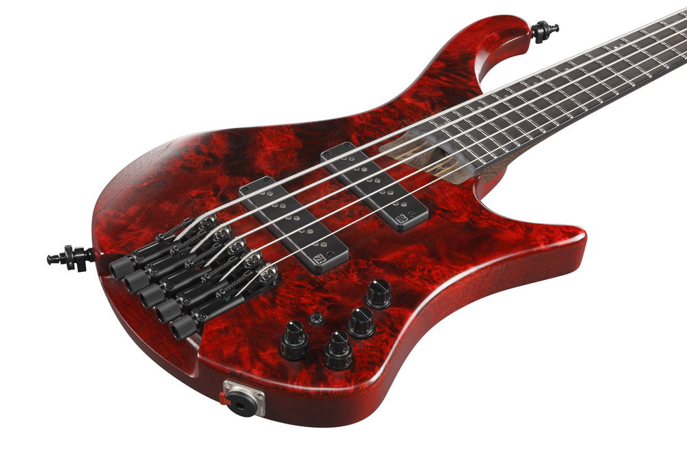 Ibanez EHB1505SWL 5 String Electric Bass Guitar Stained Wine Red Low Gloss-Buzz Music