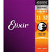 Elixir Acoustic Guitar Strings Nanoweb 80 20 Custom Light 11 52-Buzz Music