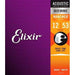 Elixir Acoustic Guitar Strings Nanoweb 80 20 Light 12 53-Buzz Music
