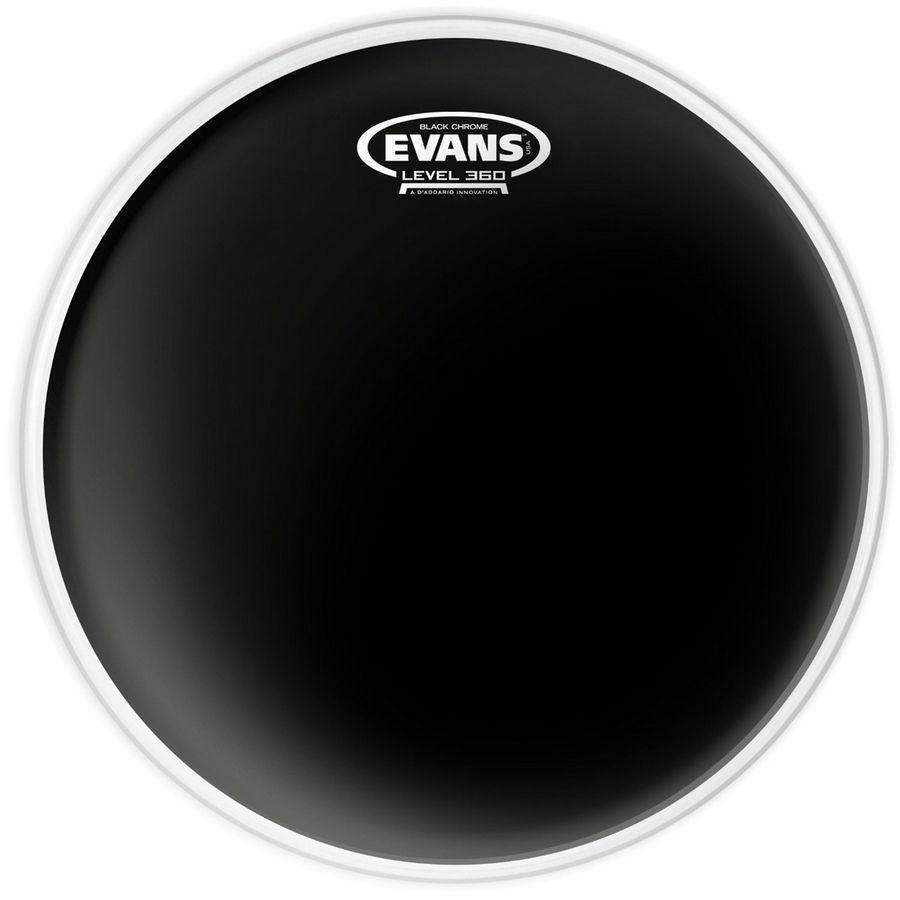 Evans Black Chrome Drum Head 12 Inch-Buzz Music