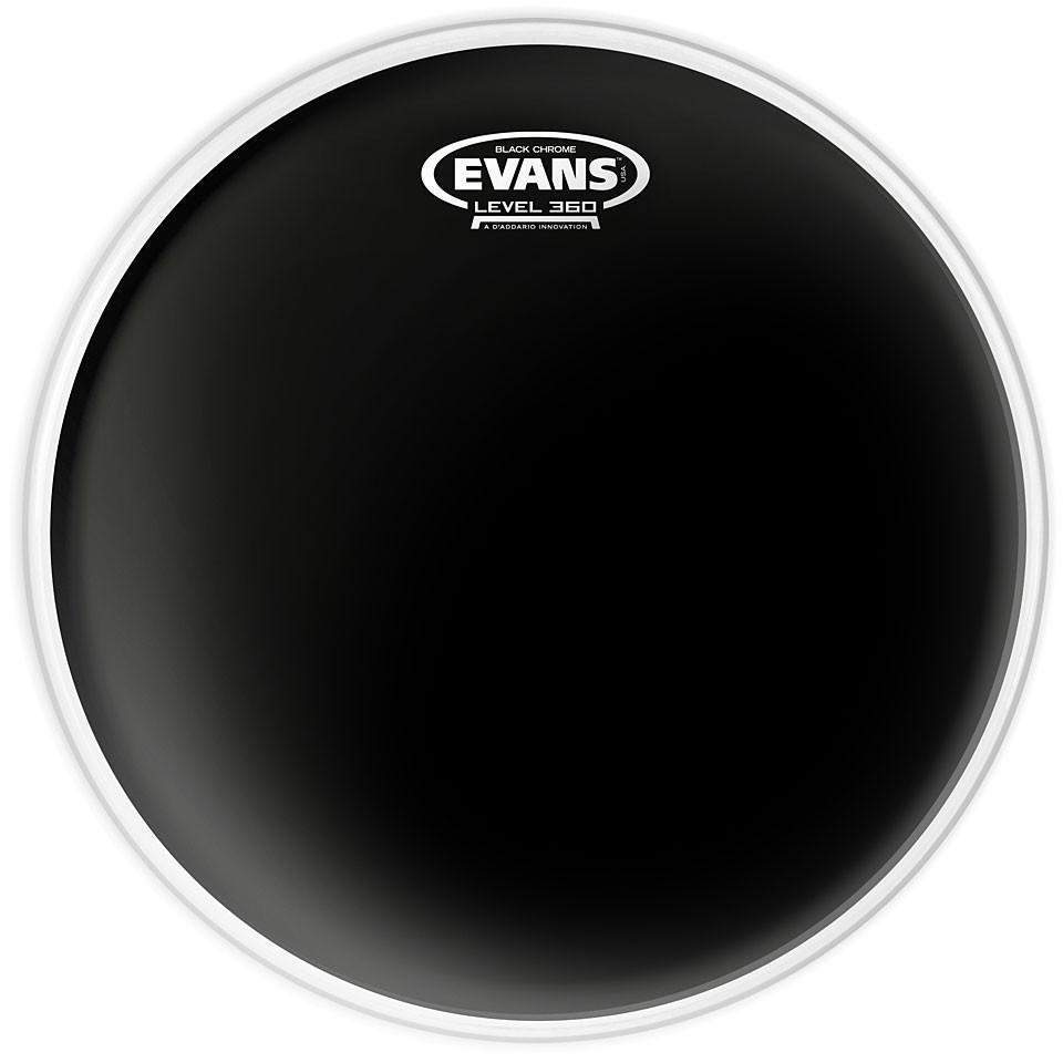 Evans Black Chrome Drum Head 13 Inch-Buzz Music