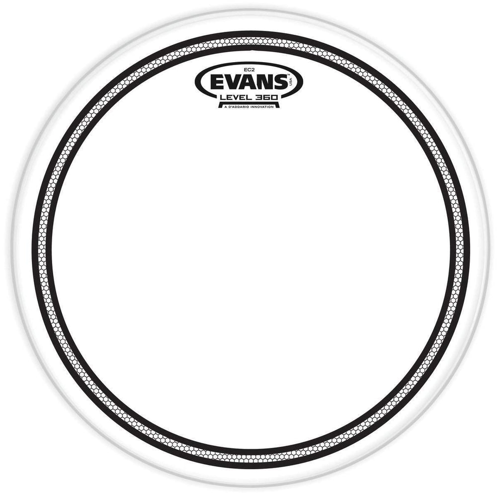 Evans Ec2 Clear Drum Head 12 Inch-Buzz Music