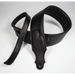 Franklin 2.5 Inch Premium Black Padded Glove Leather Strap-Buzz Music