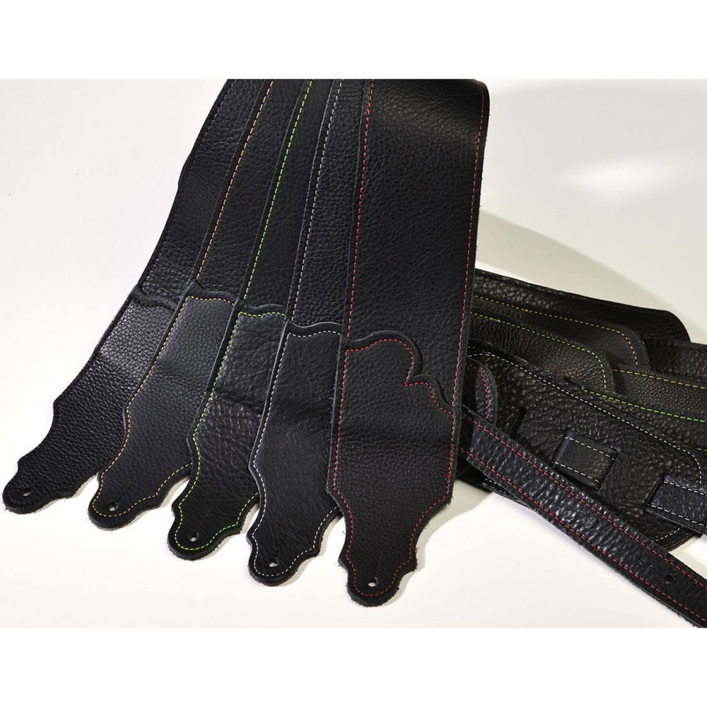 Franklin Original 2.5 Inch Black Glove Leather with Black Stitching-Buzz Music