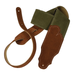 Franklin Sedona Suede 2.5 Inch Olive Suede with Rust End-Buzz Music