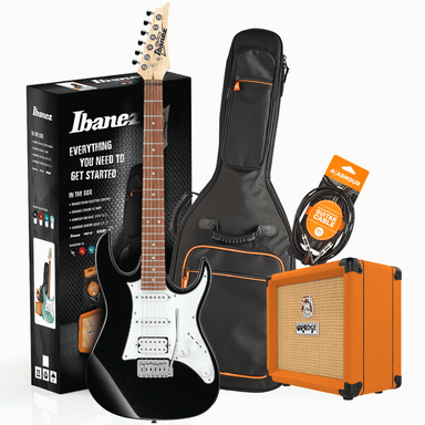 Ibanez RX40BKN Guitar Pack with Orange Crush Amplifier & Accessories-Buzz Music
