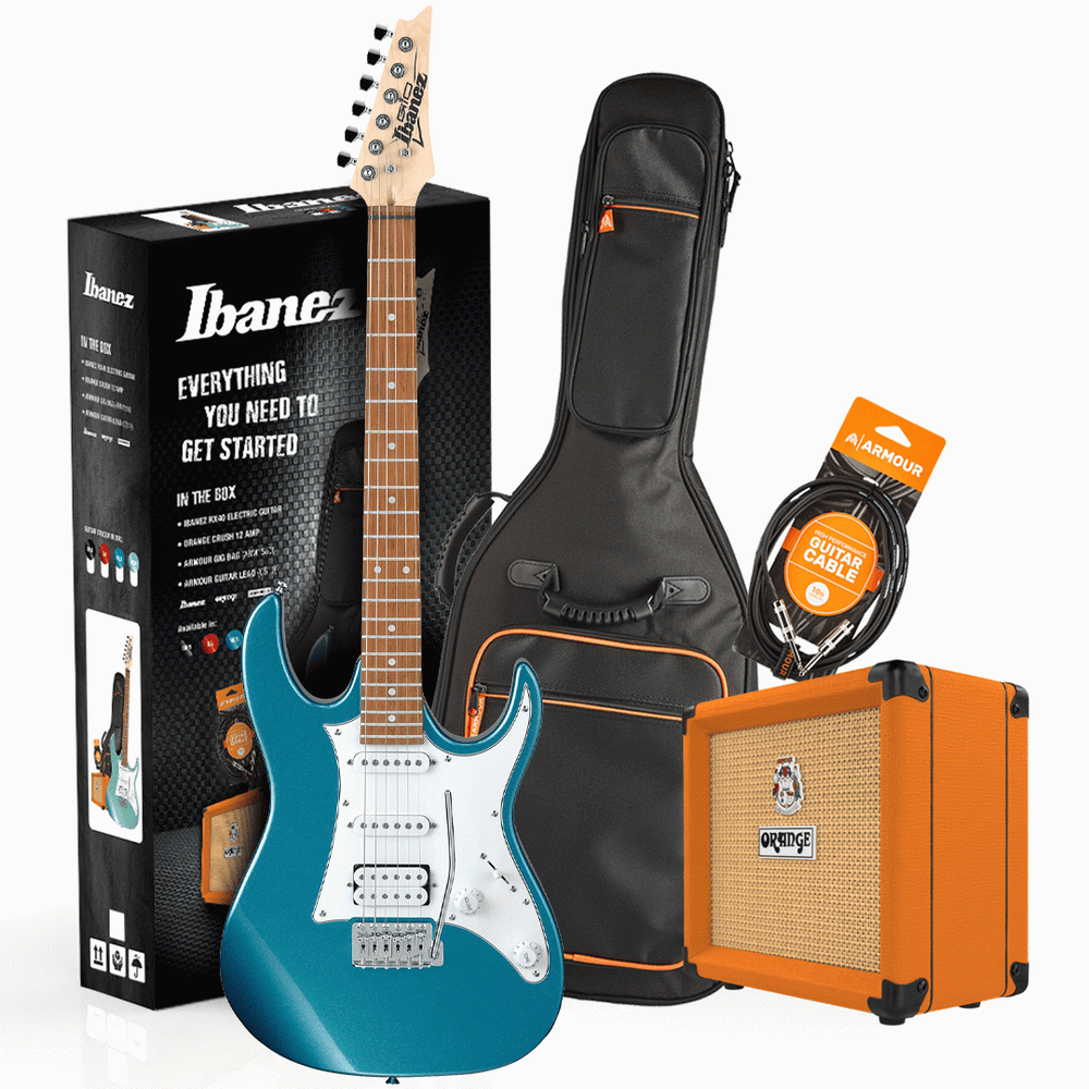 Ibanez RX40MLB Guitar Pack with Orange Crush Amplifier & Accessories-Buzz Music