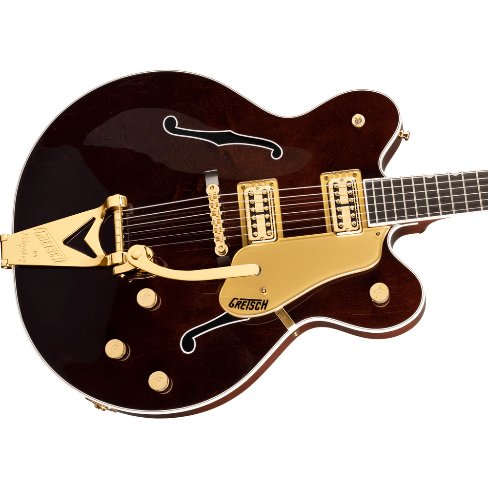 Gretsch G6122Tg Players Edition Country Gentleman Hollow Body With String Thru Bigsby And Gold Hardware Ebony Fingerboard Walnut Stain-Buzz Music