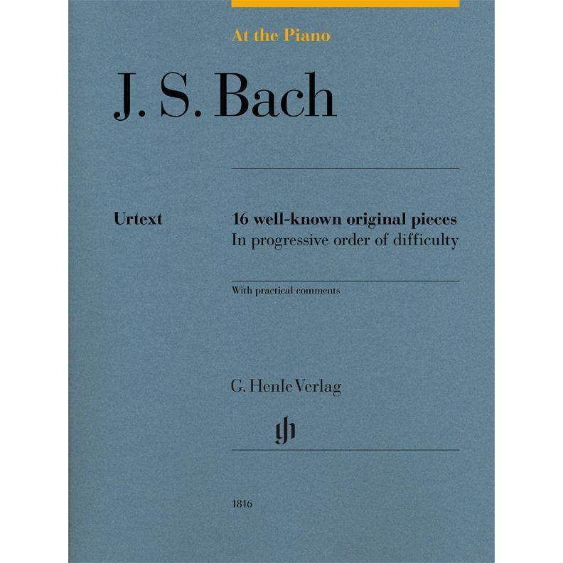 J S Bach At The Piano 16 Well Known Original Pieces-Buzz Music
