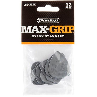 Jim Dunlop 0.60Mm Max Grip Pick Players Pack 6 Pack-Buzz Music
