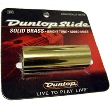 Jim Dunlop Bottleneck Slide 19 X 22 X 60Mm Brass Med Wall-Buzz Music