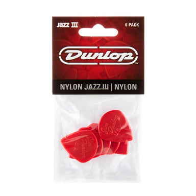 Jim Dunlop Pick Player Pack Red Nylon 6 Pack-Buzz Music