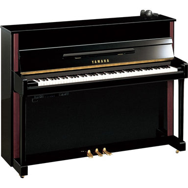 Yamaha JX113 Silent 113cm Upright Piano - Polished Ebony-Buzz Music